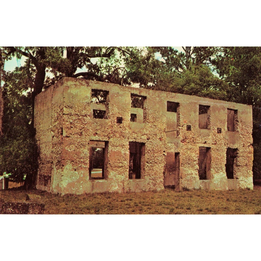 Vintage Horton House Jekyll Island Georgia Tabby Ruins Postcard 97797-B - Picture 1 of 2